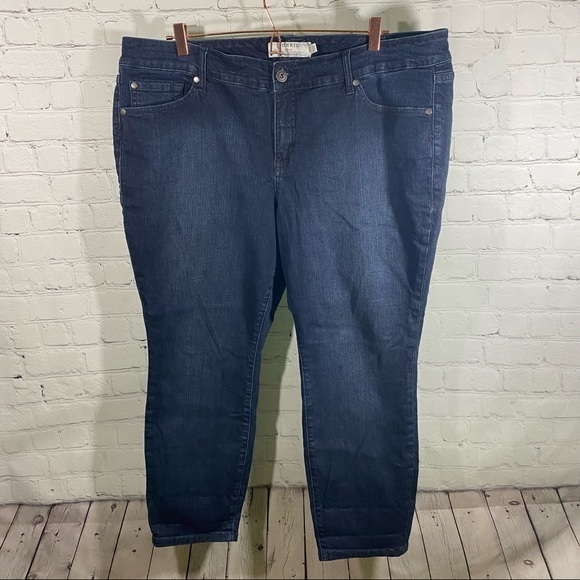 Torrid Skinny Jeans Stretch Dark Wash 20 - Picture 1 of 9